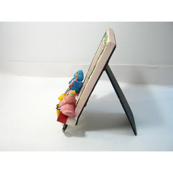 Kids room Nursery Playroom Baby Chicks Photo Frame Picture Holder 3.5x5 photo - Picture 2 of 6